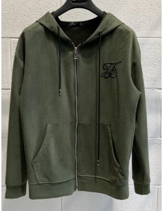 Felpa con cappuccio e zip