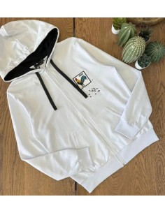 Felpa con cappuccio e zip