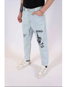 Jeans con stampe